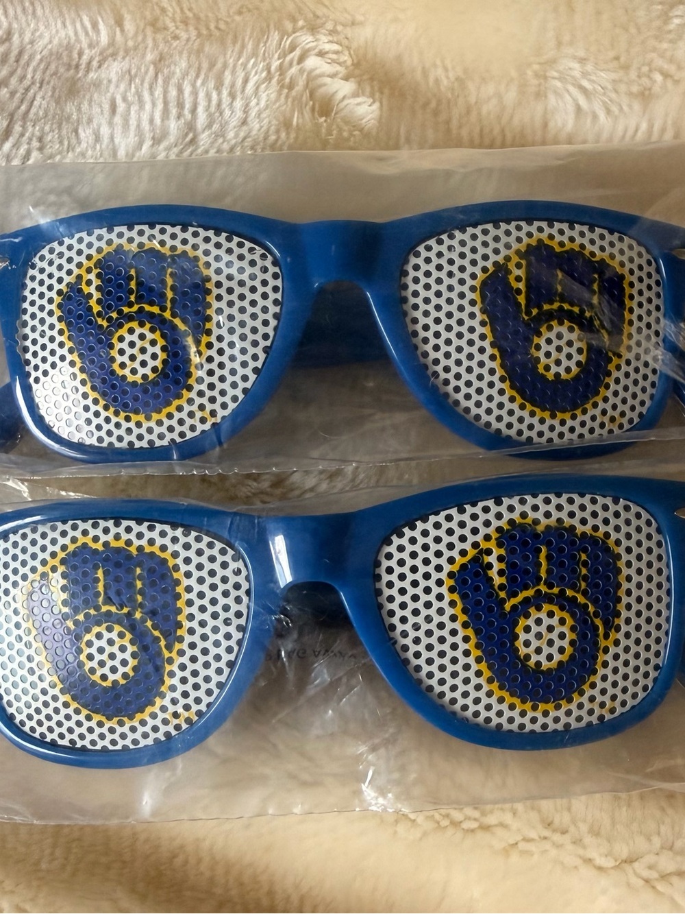 Blue Brewers Spirit Party Sunglasses